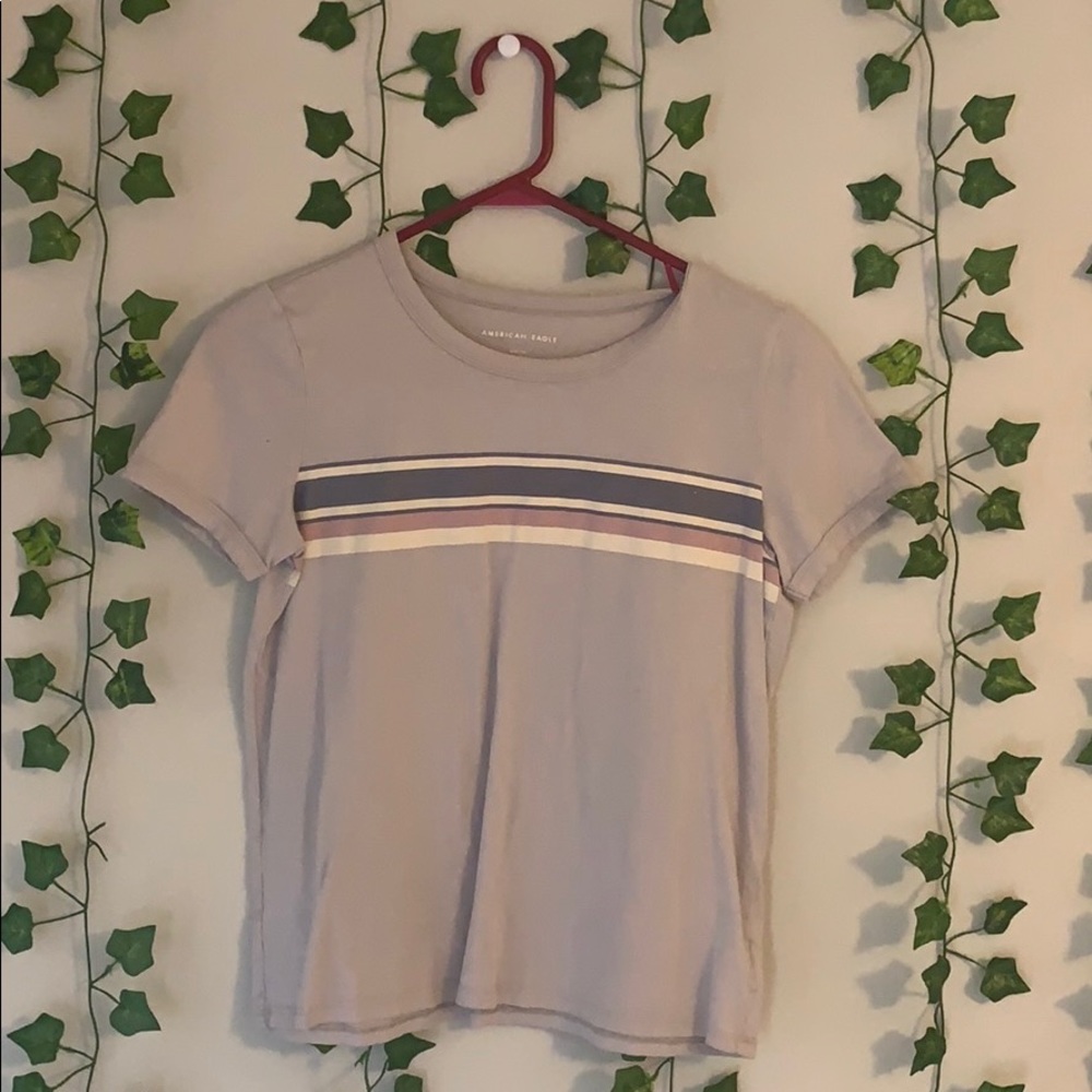 lavender shirt